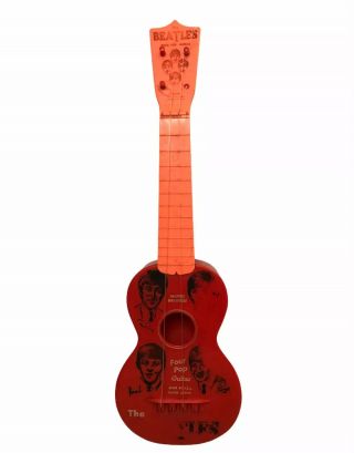 Vintage Beatles Four Pop Toy Guitar Mastro Industries 1964