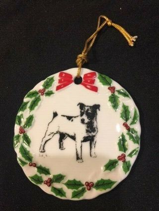 Jack Russell Terrier (jrt) Dog - Puppy,  2 Sided - Christmas Ornament