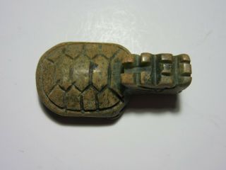 Rare Turtle Hand Carved Stone from Andes of Peru Collectible Reiki 2