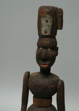 Good Large Unusual African Tribal Art Nyasaland Malawi Wooden Colon Soldier Fig