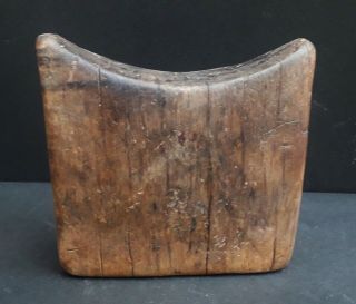 African Tribal Headrest.  Wood Carving.  Sidamo Ethiopia.  - Ethiopia