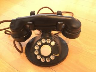 Vintage Western Electric 202 D1 Rotary Dial Telephone With E1 Handset & 5h Dial