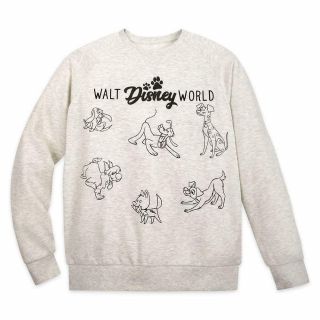 Walt Disney World Dogs Pullover Sweatshirt For Men