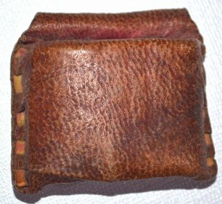Antique Ethiopian Christian Healing Scroll In Leather Protection Kitabe Amulet