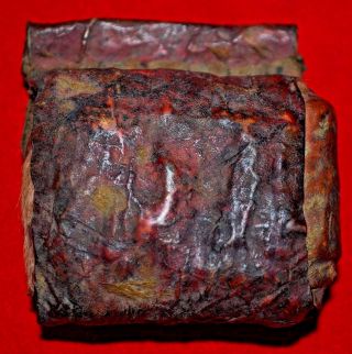 Antique Ethiopian Christian Healing Scroll Leather Amulet Kitabe Ethiopia Africa