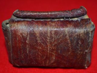 Antique Ethiopian Christian Healing Scroll Leather Protection Kitabe Pendant