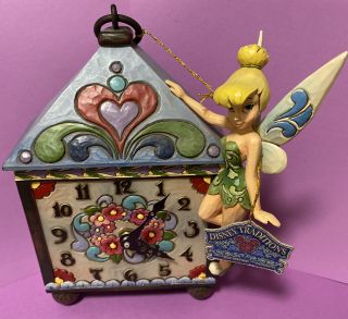 Enesco Jim Shore Disney Traditions Tinker Bell " Magical Time For All " Clock