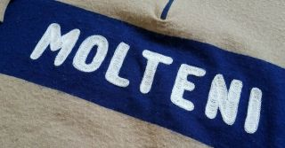 Vintage SMS Santini Molteni Wool Cycling Jersey Eddy Merckx - Size 2XL 3