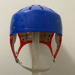 ABC JOFA hockey helmet red/blue vintage classic okey 3