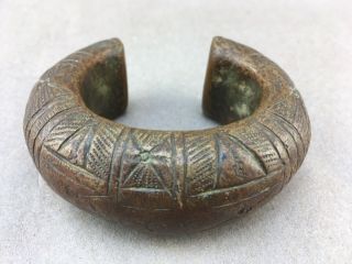 African Bronze Tribal Currency Bracelet