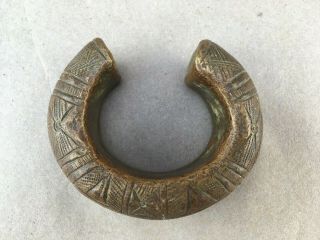 African Bronze Tribal Currency Bracelet 2