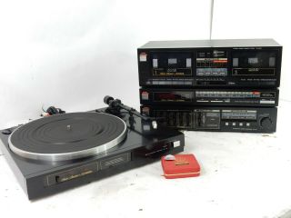 Vintage Fisher Studio Standard Stereo Stack System Amp Turntable Tape - Deck Tuner