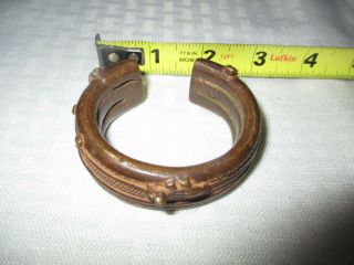 Vintage West African Dogon Tribal Copper Currency Bracelet 246 Grams