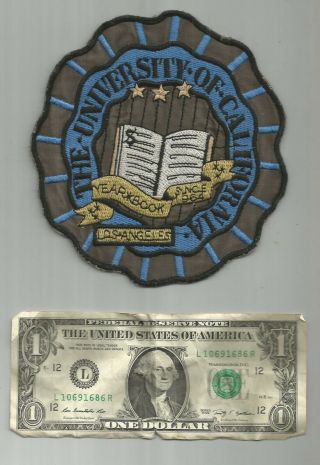 Vintage Ucla University Of California Los Angeles Yearbook Patch 5 1/2 Inches