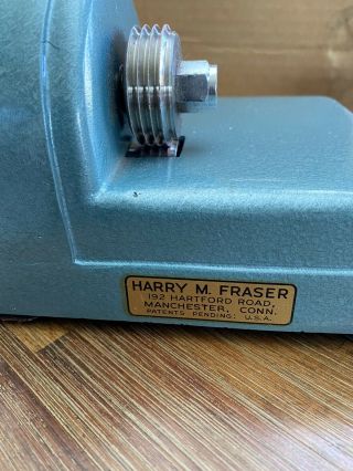 Vintage Harry M.  Fraser BLISS Model 