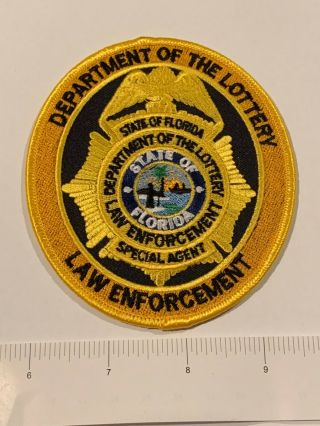Florida Lottery Special Agent Patch Police