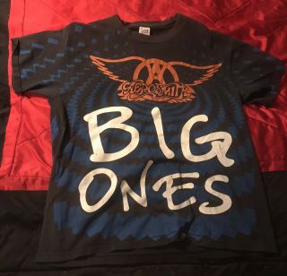 Aerosmith Big Ones Vintage T - Shirt Anvil Xl