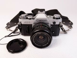 Canon Ae - 1 Slr Film Camera - Black Parts / Repair 35mm Vintage