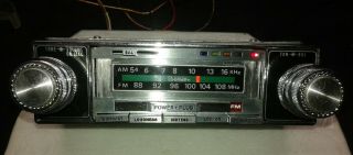 Vintage Boman Silver Series Am/fm 8 Track Car Stereo Player Model Ss 1240 - D