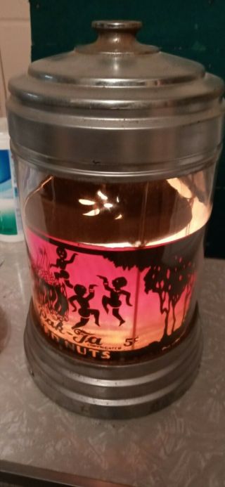 Vintage Ko - Pak - Ta Peanut Warmer Motion Lamp