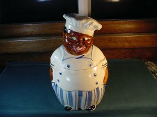 Vintage Black Americana Chef Cookie Jar