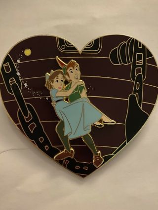 Peter Pan And Wendy Heart Fantasy Pin
