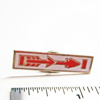 Bsa Boy Scout White Oa Order Of The Arrow Arrowhead Pinback Pin