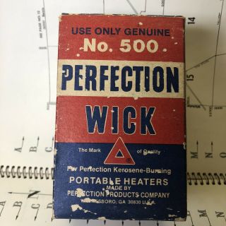 Vintage Perfection No.  500 Heater Wick - Nos Cleveland Oh Usa