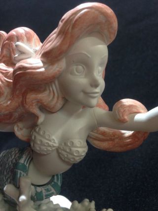 Nib Disney Parks The Little Mermaid Ariel Figurine Fairytale Figure Seashells