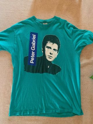 Vintage 1986 Peter Gabriel So Tour T - Shirt