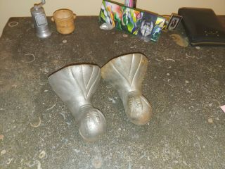 2 Clawfoot Tub Eagle W/ Talons Feet Cast Iron Silver Finish Antique