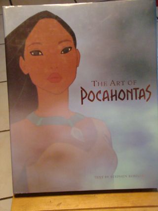 Disney The Art Of Pocahontas 1995 Signed By Chris Buck,
