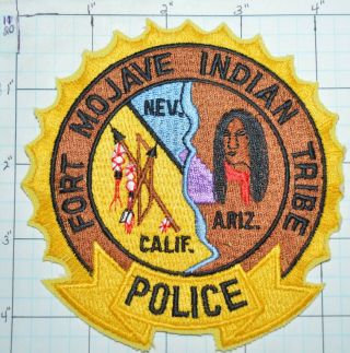 California Nevada Arizona,  Fort Mojave Indian Tribe Tribal Police Dept Patch