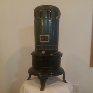 Antique Vintage Montgomery Ward Kerosene Heater No 25u - 7600