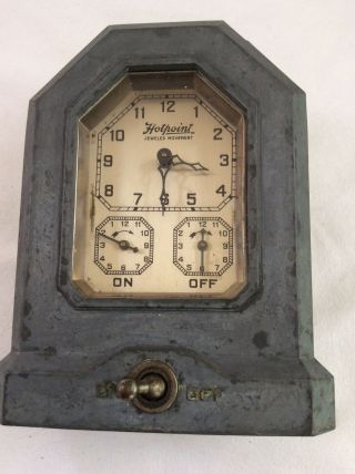 Hotpoint Automatic Range Timer Lux Clock Mfg Co 1920