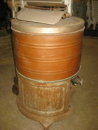 Antique Washing Machine Model D Wringer Copper Body