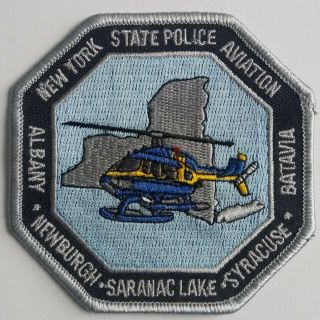 Commemorative Patch: York State Police Aviation - Helicopter