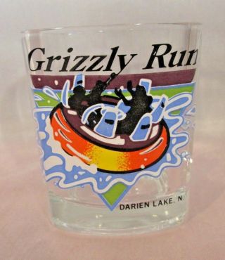 Grizzly Run Darien Lake,  Ny Amusement Park 6 Oz.  Glass