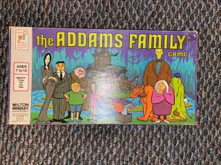 Vintage 1974 The Addams Family Board Game By Milton Bradley Complete Cartoon