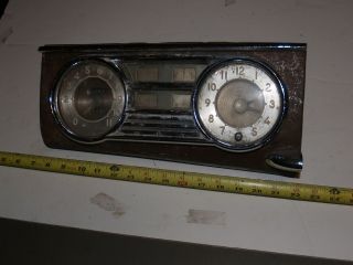 Vintage 1948 - 1949 Packard Dash Gauge Cluster Instrument Panel - Oil Amp Speed,  Etc