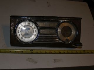 Vintage 1948 - 1949 Packard Dash Gauge Cluster Instrument panel - oil amp Speed,  etc 2