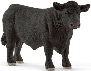 Black Angus Bull Cow Realistic 13879 Schleich Anywheres A Playground