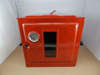 Vintage Baking Oven For Woodstove Or Coleman Stove Red