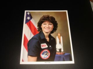Official Nasa Space Shuttle Astronaut Portrait Litho - Sally Ride