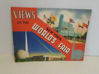 Vintage 1939 Views Of The York Worlds Fair Souvenir Book