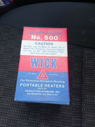 Vintage Perfection Wick No 500 For Portable Heaters Fits Other Models See Photo
