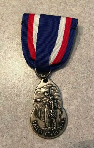 Vintage Valley Forge Council - Valley Forge Trail Award Medal - Bsa - Euc