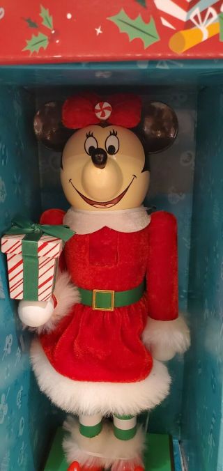 2020 Disney Parks Minnie Mouse Snow Much Fun Christmas Holiday Nutcracker 12.  5” 2