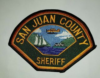 San Juan County Sheriff Patch Washington State Police Department