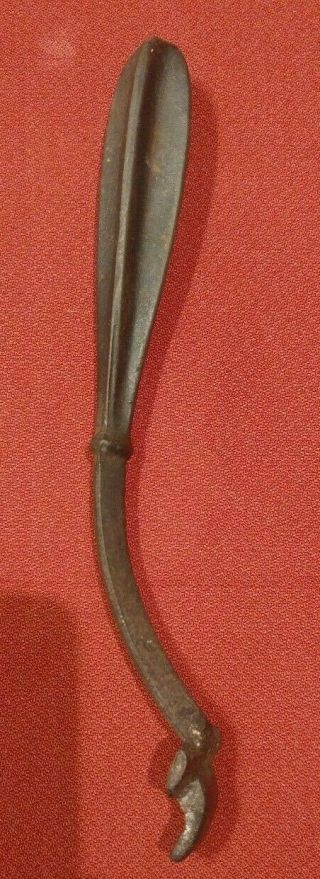 Antique Cast Iron Lid Lifter Fletching Handle